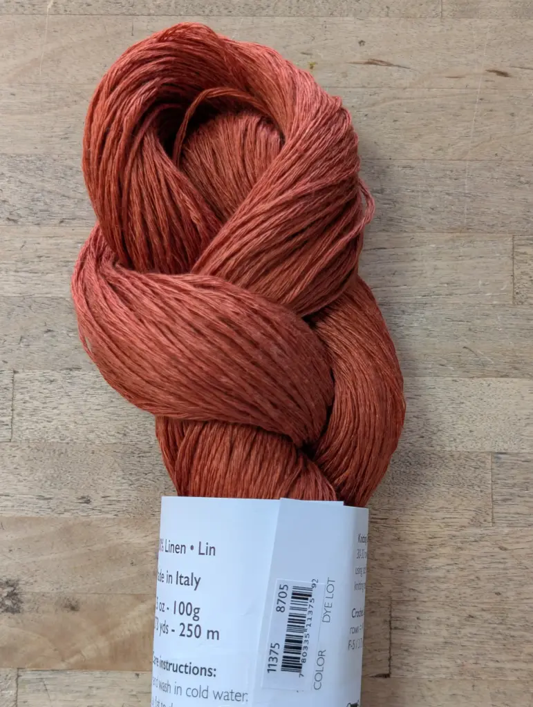 Modern Linen 11375 Rust