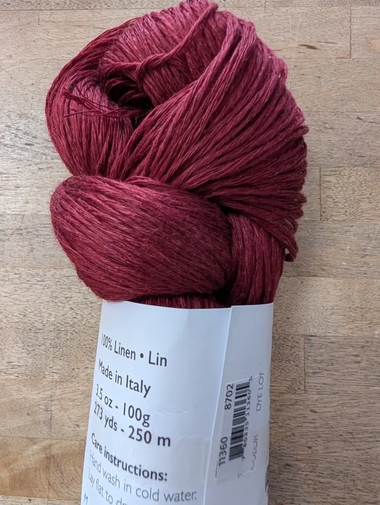 Modern Linen 11360 Burgundy