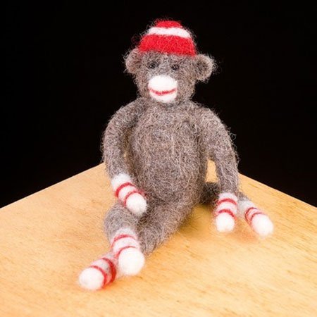[1030] Sock Monkey Woolpets Kit