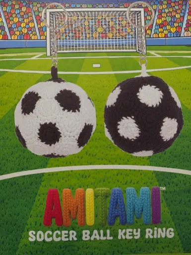 Amitami Soccer Ball Key Ring